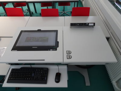 Sitz- Stehpult Dozententisch – Bild 2